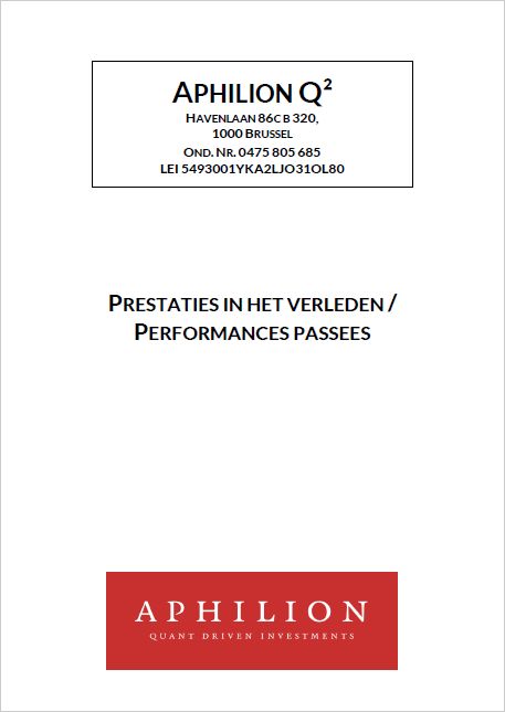 PRESTATIES IN HET VERLEDEN